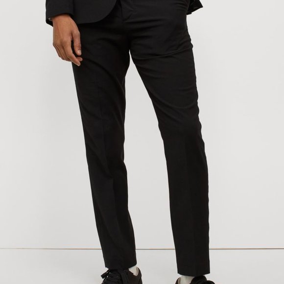 H&M Other - H&M SLIM FIT BLACK MENS CHINO DRESS PANTS SZ 40 NWT